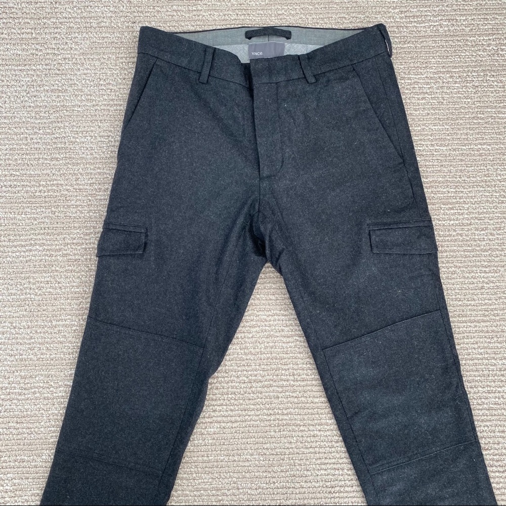 Vince men’s cargo trouser-wool/cashmere size 28/32